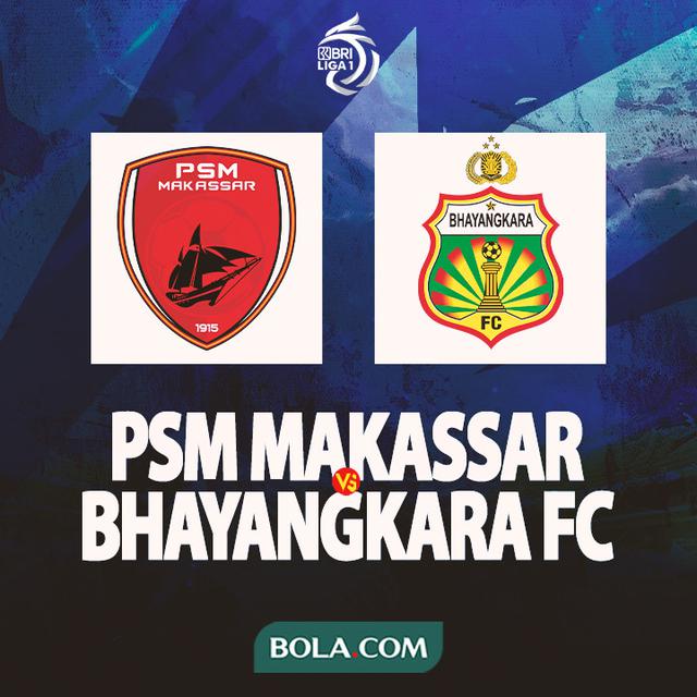 Hasil BRI Liga 1: Kalahkan Bhayangkara FC, PSM Semakin Dekat ke Tangga Juara